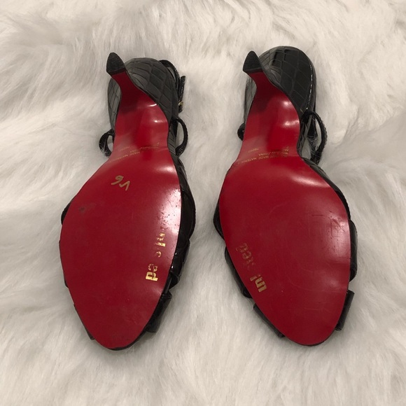 Unlisted peep toe red bottom heels - Picture 5 of 5